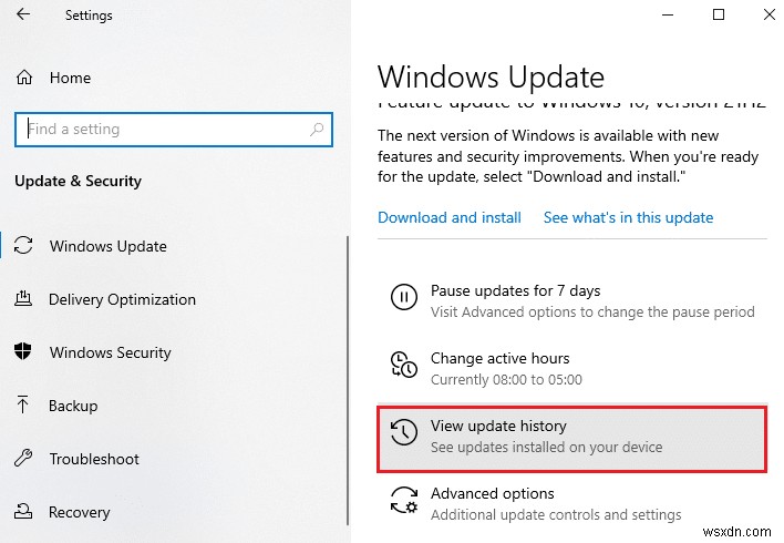 Sửa lỗi cài đặt Windows Update 0x8007012a 