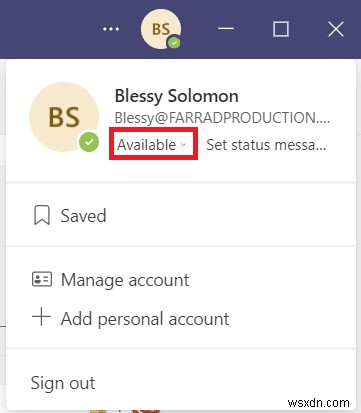 Cách duy trì trạng thái Microsoft Teams có sẵn