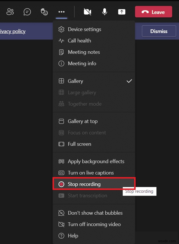 Bản ghi Microsoft Teams được lưu trữ ở đâu? 