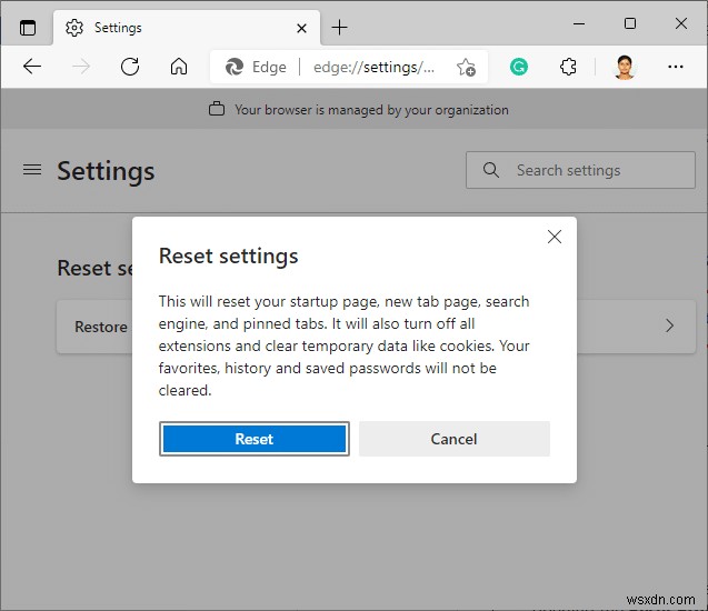 Sửa lỗi STATUS BREAKPOINT trong Microsoft Edge 