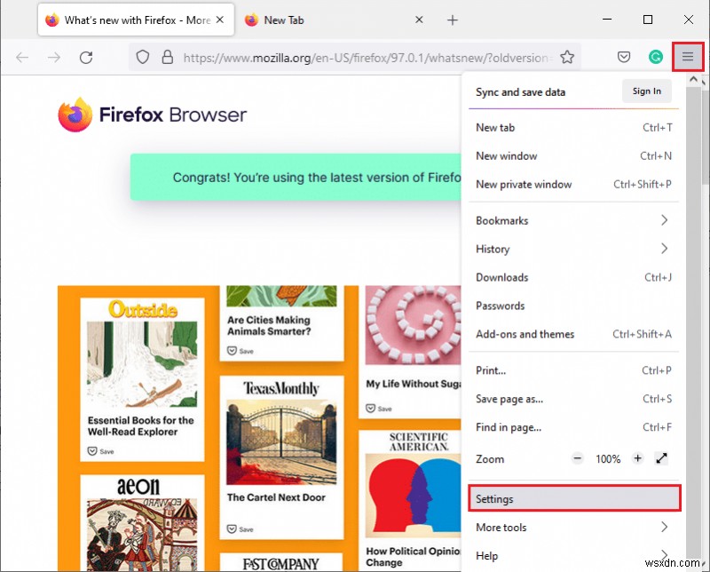 Sửa lỗi nhấp chuột phải của Firefox không hoạt động