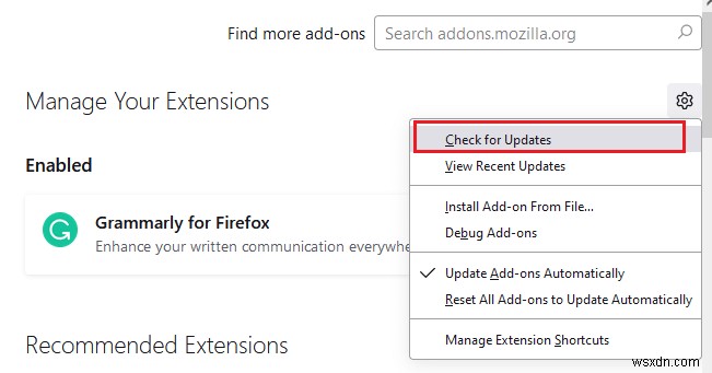 Sửa lỗi nhấp chuột phải của Firefox không hoạt động