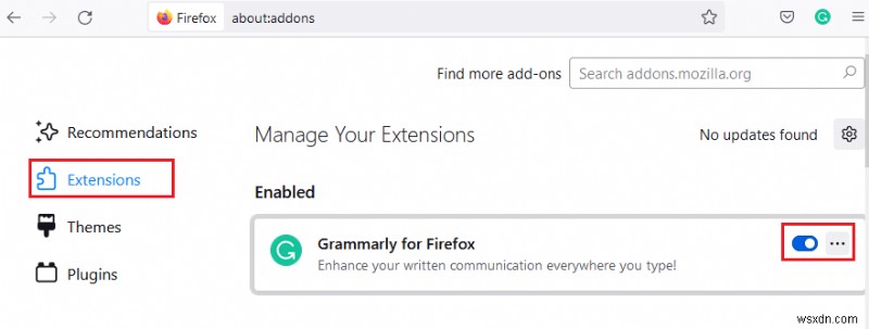 Sửa lỗi thiết lập lại kết nối Firefox 