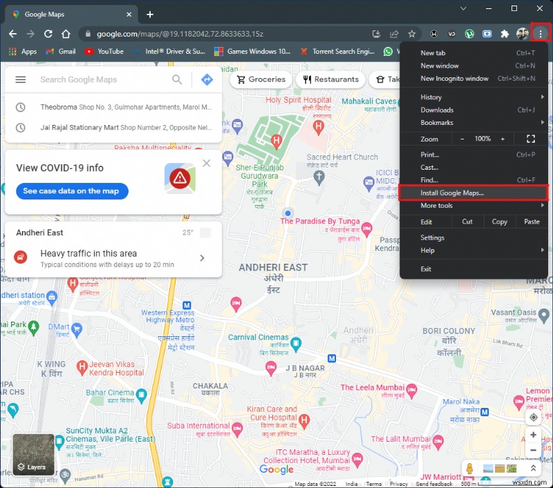 Cách tải xuống Google Maps dành cho Windows 11 