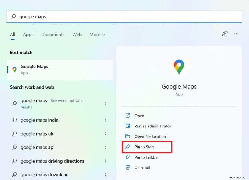 Cách tải xuống Google Maps dành cho Windows 11 