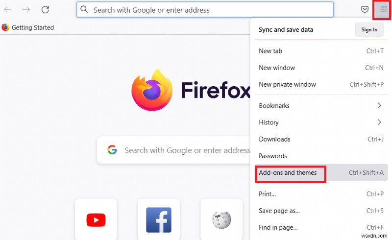 Sửa chữa Firefox đã chạy 