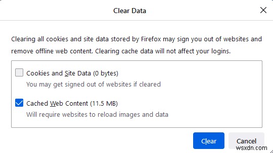 Sửa chữa Firefox đã chạy 