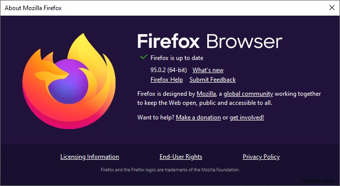 Sửa chữa Firefox đã chạy 