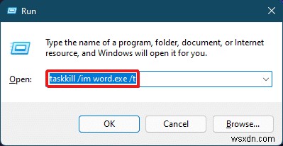 Cách buộc thoát chương trình trên Windows 11 