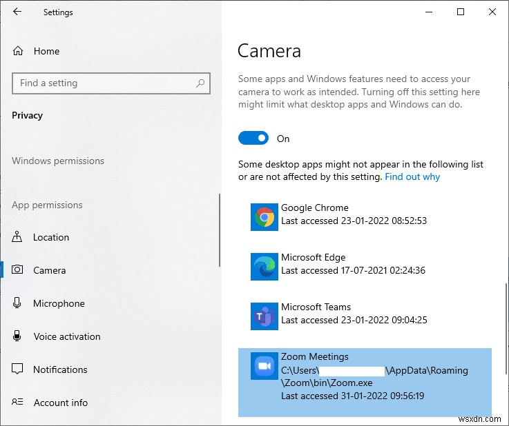 Khắc phục 0xC00D36D5 Không có máy ảnh nào được đính kèm trong Windows 10 
