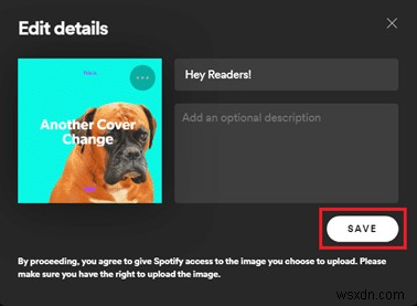 Cách thay đổi hình ảnh danh sách phát Spotify 