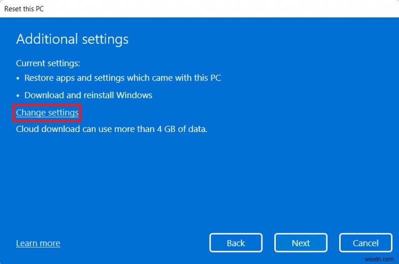 Cách đặt lại Windows 11 