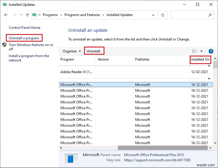Sửa lỗi Windows Update Tải xuống 0x800f0984 2H1 