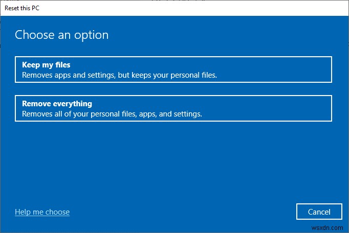 Sửa lỗi Windows Update Tải xuống 0x800f0984 2H1 