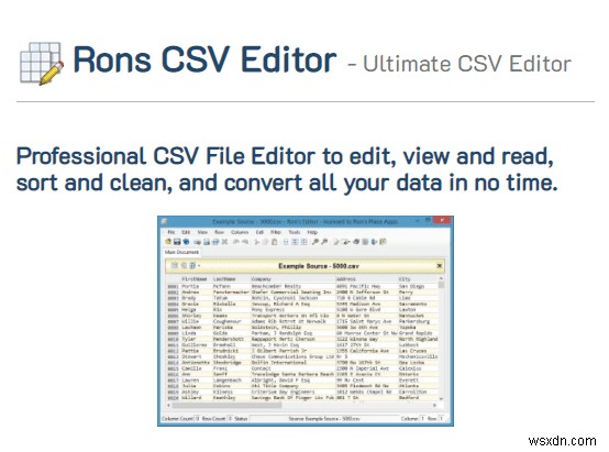 30 Trình chỉnh sửa CSV tốt nhất cho Windows