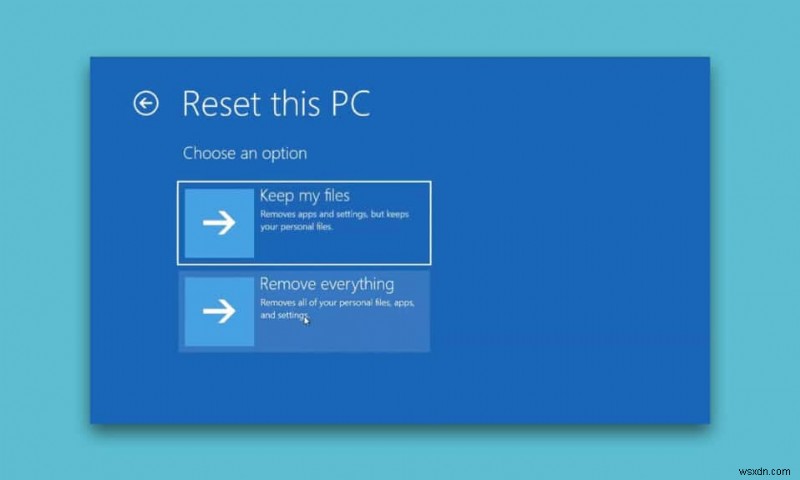 Cách Reset Windows 10 mà không làm mất dữ liệu 