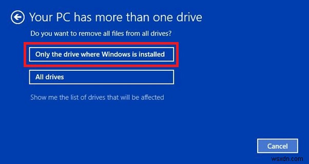 Cách Reset Windows 10 mà không làm mất dữ liệu 