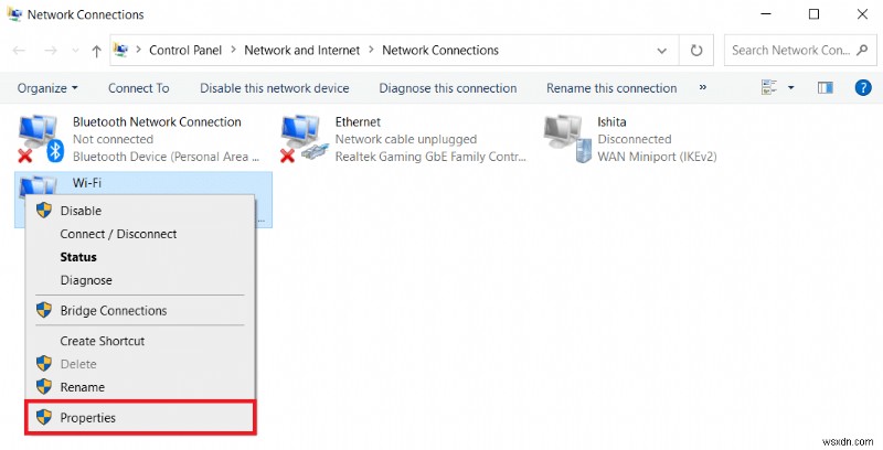 Cách khắc phục sự cố kết nối mạng trên Windows 10 