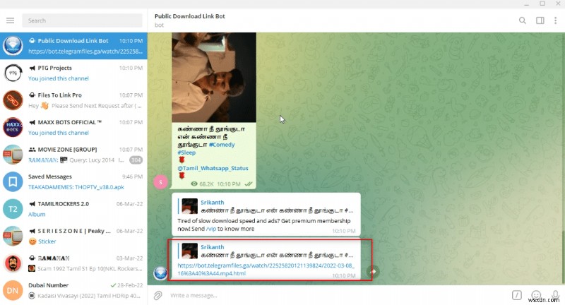 Cách tải xuống video Telegram trên Windows 10 