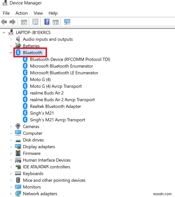 Sửa lỗi trình điều khiển Bluetooth trong Windows 10 