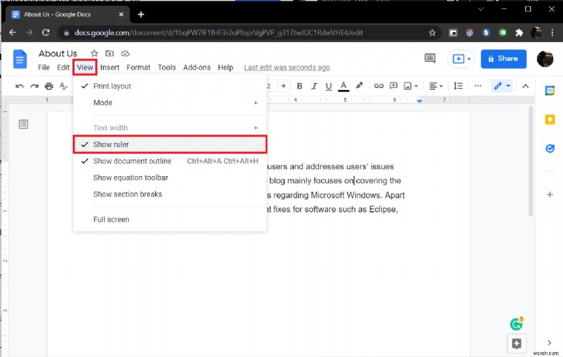 Cách tạo Thụt lề treo trong Word và Google Documents