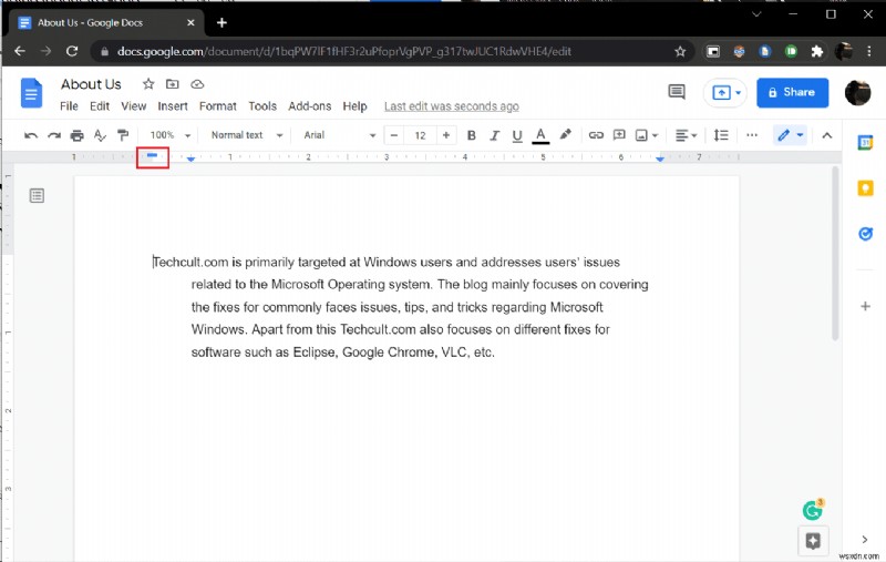 Cách tạo Thụt lề treo trong Word và Google Documents
