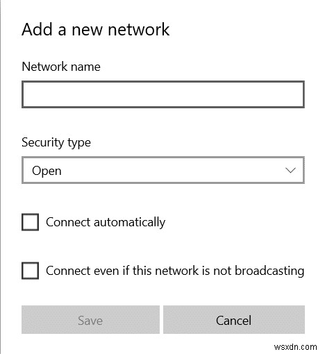 Khắc phục không tìm thấy mạng WiFi nào trong Windows 10 