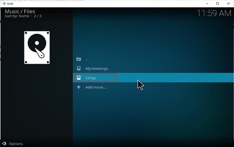 Cách thêm nhạc vào Kodi