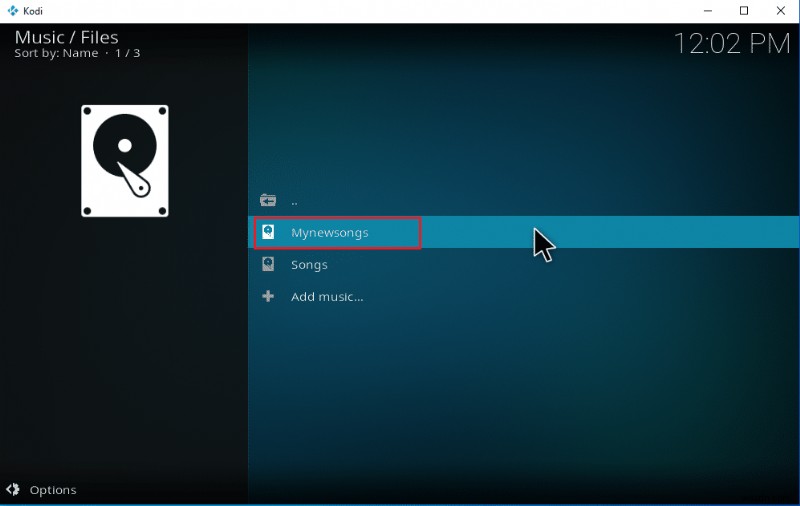 Cách thêm nhạc vào Kodi