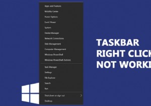 Sửa lỗi Thanh tác vụ Nhấp chuột phải Không hoạt động 