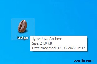 Cách mở tệp JAR trong Windows 10 