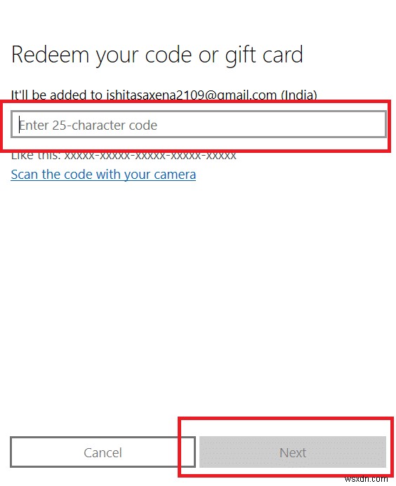 Cách đổi thẻ quà tặng trên tài khoản Microsoft 