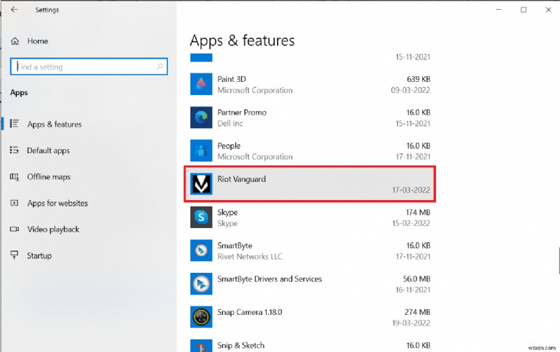 Sửa lỗi Valorant Val 43 trong Windows 10