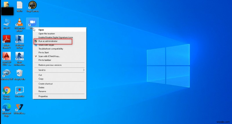 Sửa lỗi ID cuộc họp không hợp lệ thu phóng trong Windows 10