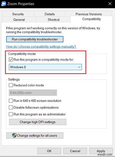 Sửa lỗi ID cuộc họp không hợp lệ thu phóng trong Windows 10
