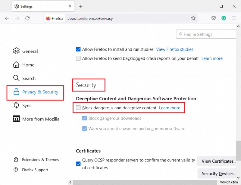 Sửa lỗi Firefox SSL_ERROR_NO_CYPHER_OVERLAP trong Windows 10 