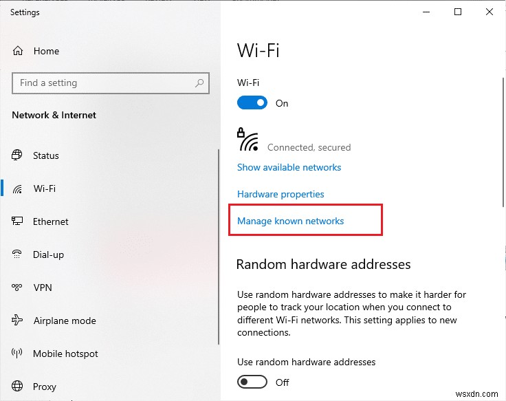 Sửa tùy chọn WiFi không hiển thị trong Windows 10 