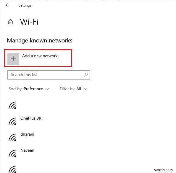 Sửa tùy chọn WiFi không hiển thị trong Windows 10 