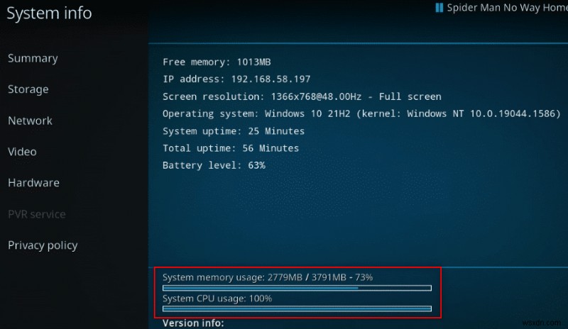 Cách tăng tốc Kodi trong Windows 10 