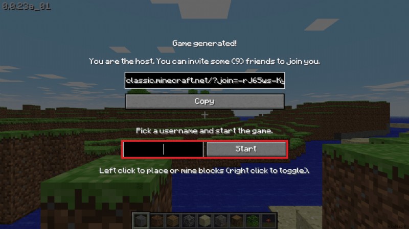 Cách chơi Minecraft cổ điển trên trình duyệt 