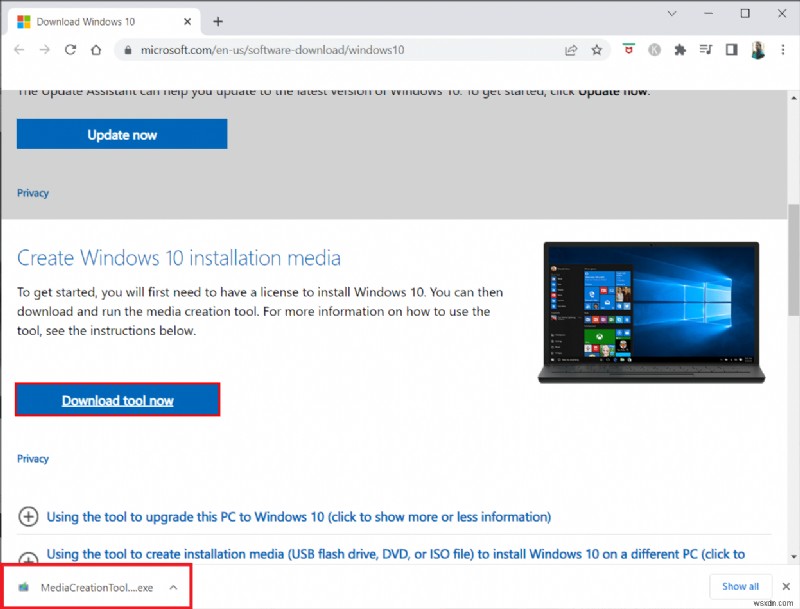 Khắc phục không thể cài đặt bản cập nhật tích lũy KB5008212 trong Windows 10 