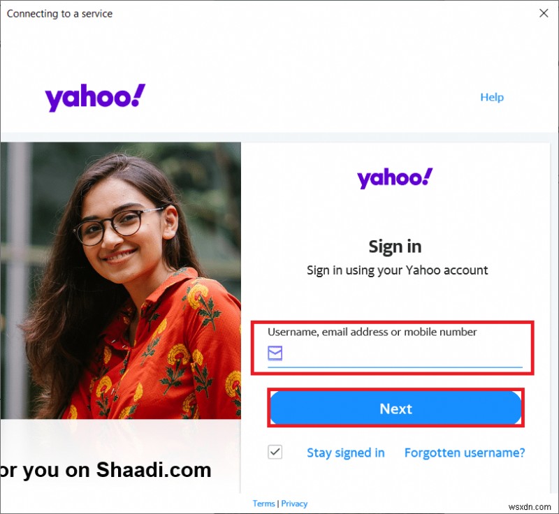 Sửa lỗi Yahoo Mail 0x8019019a 