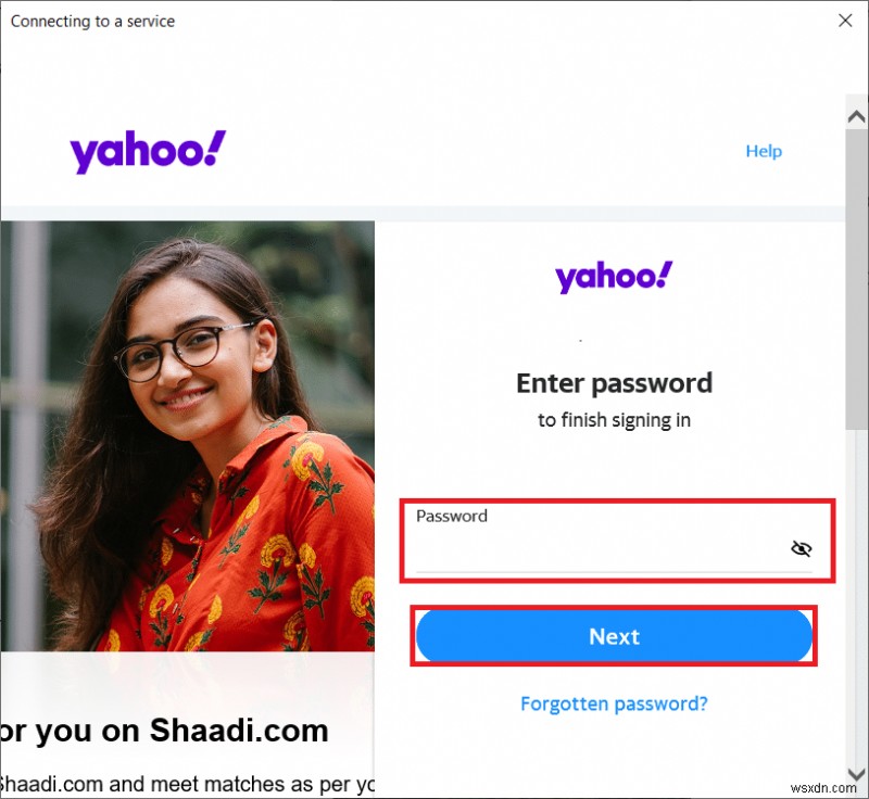 Sửa lỗi Yahoo Mail 0x8019019a 