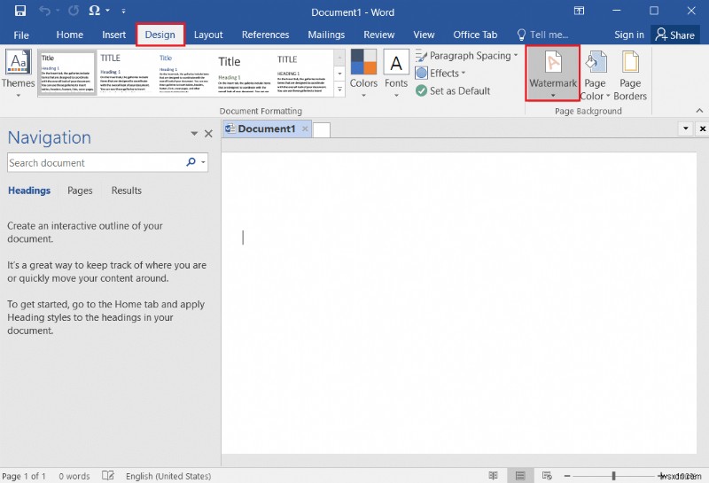 Cách đặt Ảnh nền cho Microsoft Word