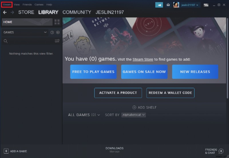 Sửa lỗi cấu hình ứng dụng Steam không khả dụng trong Windows 10 