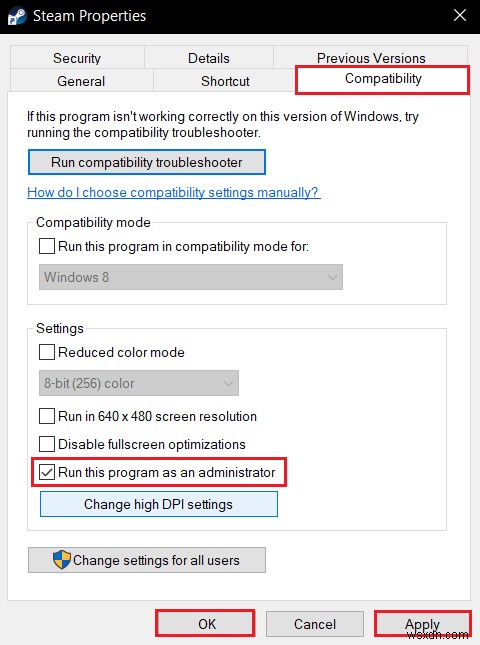 Sửa lỗi cấu hình ứng dụng Steam không khả dụng trong Windows 10 