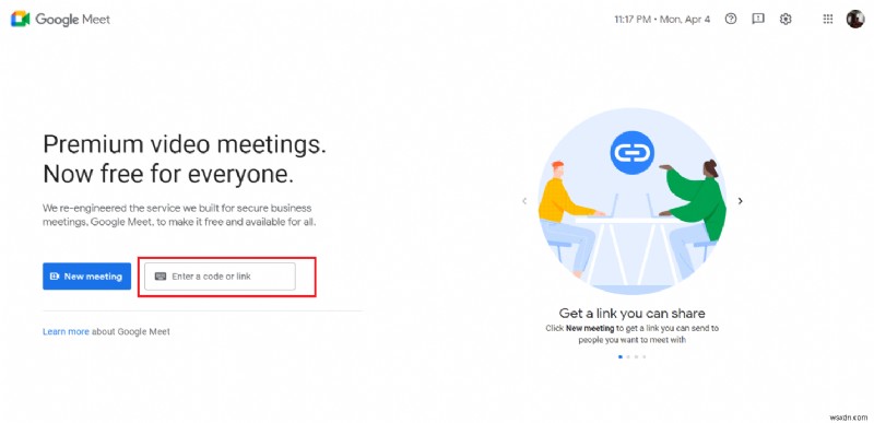 Sửa tiện ích mở rộng chế độ xem lưới của Google Meet