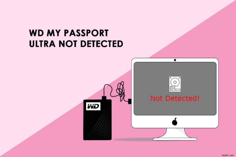 Sửa lỗi WD My Passport Ultra Not Detected trên Windows 10