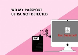 Sửa lỗi WD My Passport Ultra Not Detected trên Windows 10