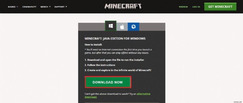 Cách tải phiên bản Minecraft Windows 10 miễn phí 